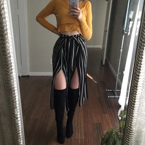 Striped Culotte